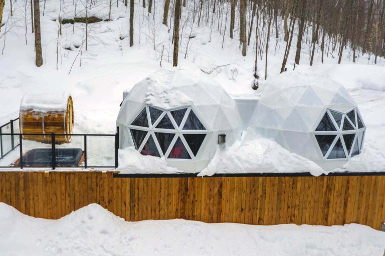 TWIN DOME dome rentals in mont tremblant
