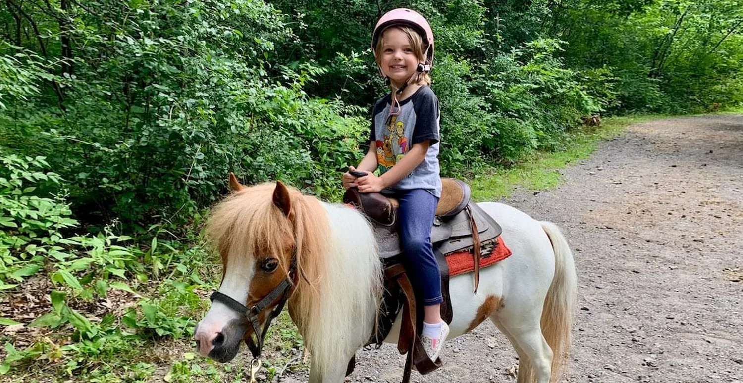 pony riding Mont Tremblant